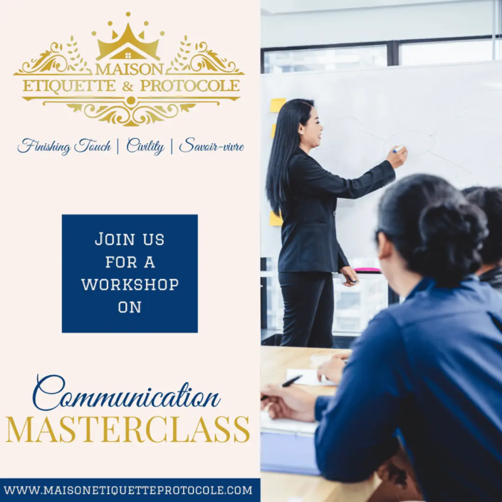 Evènement Communication masterclass